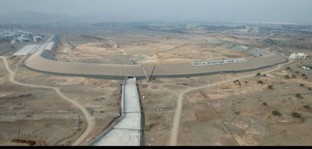Construction of Flood Protection Dam JIF-07 AL Jafnain Muscat